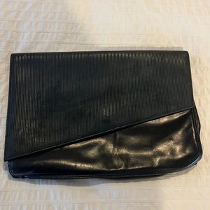 Lord & Taylor leather clutch